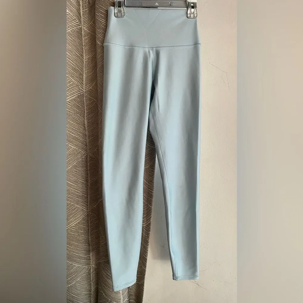 Alo Yoga High-Waist Checkpoint Legging Light Mint Sz XS
